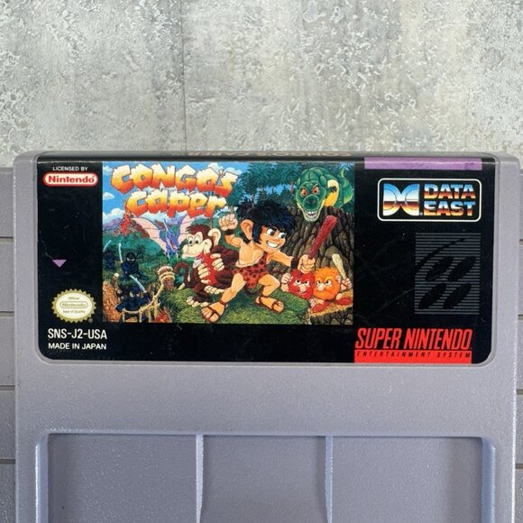 Congo's Capers Game And Instruction (Super Nintendo SNES, 1993) Tested Authentic - Picture 3 of 9